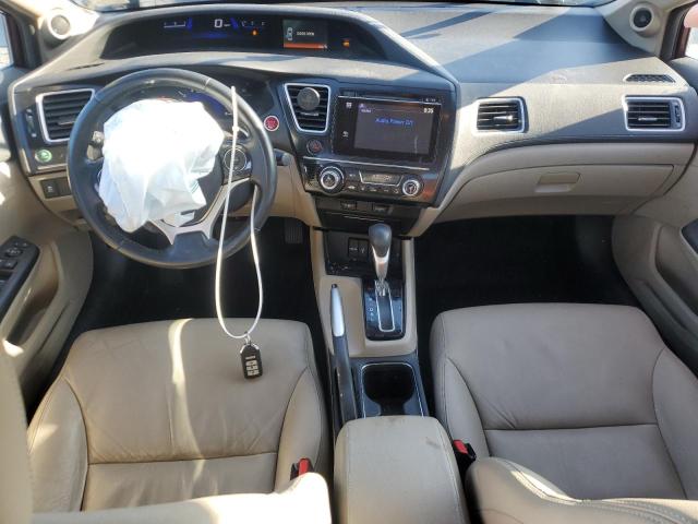 19XFB2F90FE288494 - 2015 HONDA CIVIC EXL BURGUNDY photo 8