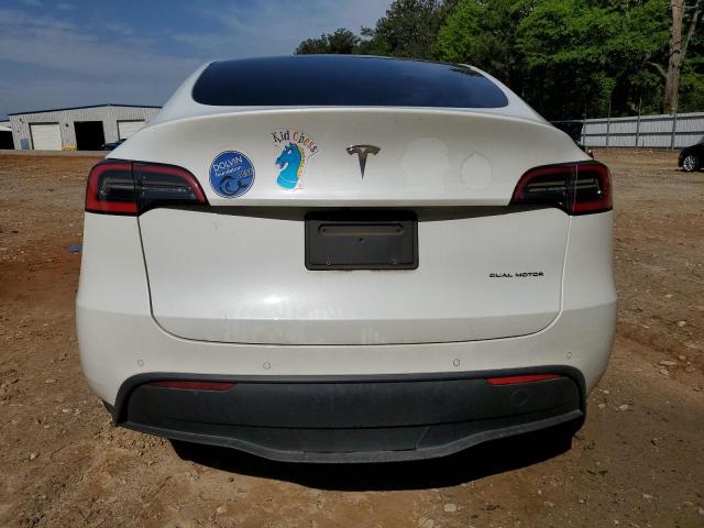 5YJYGDEE8MF077653 - 2021 TESLA MODEL Y WHITE photo 6