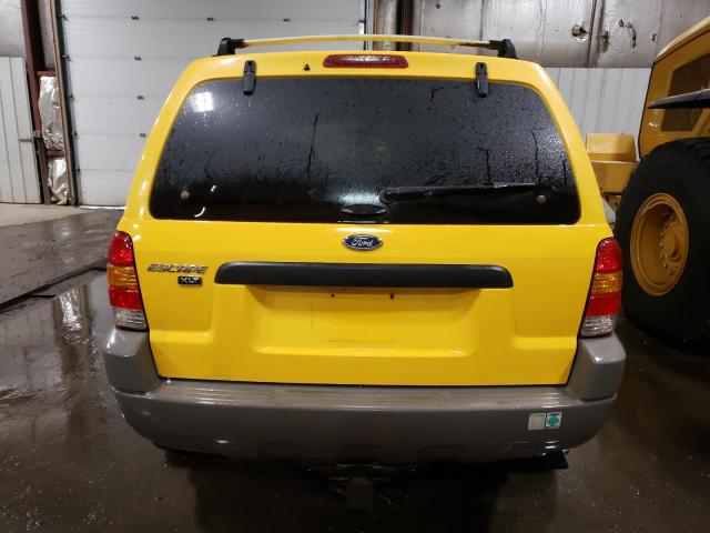 1FMYU03111KB81445 - 2001 FORD ESCAPE XLT YELLOW photo 6