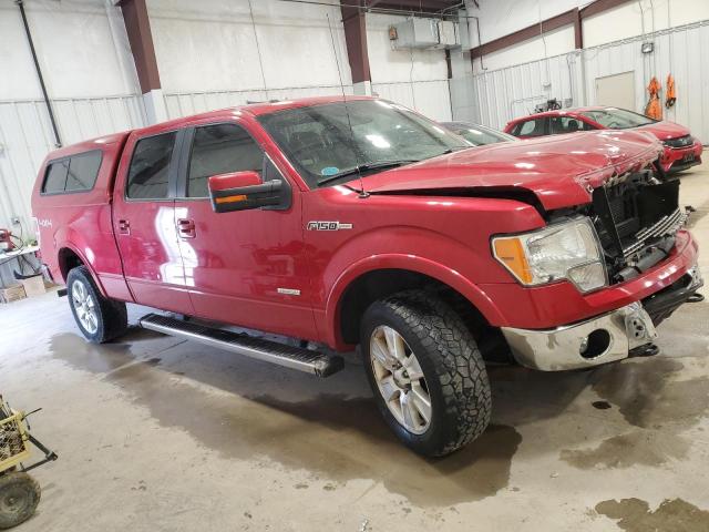 1FTFW1ETXCFA94083 - 2012 FORD F150 SUPERCREW RED photo 4