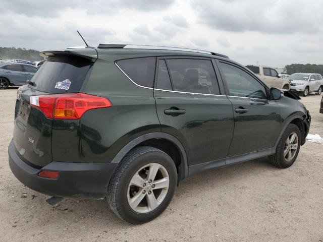 2T3WFREV5DW058298 - 2013 TOYOTA RAV4 XLE GREEN photo 3