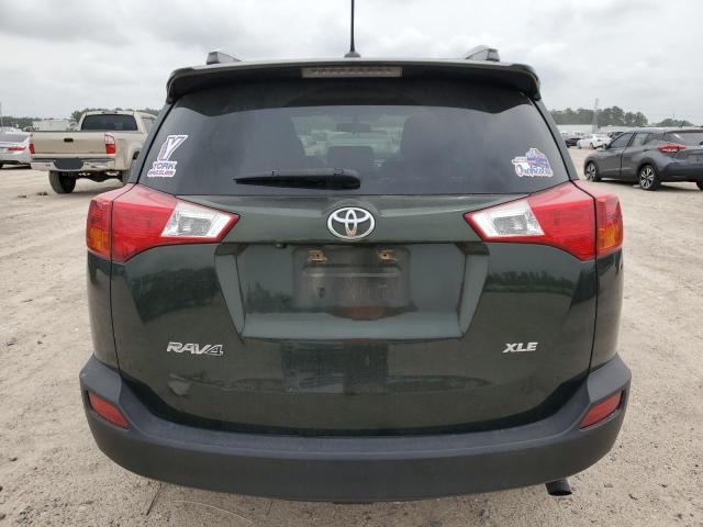 2T3WFREV5DW058298 - 2013 TOYOTA RAV4 XLE GREEN photo 6