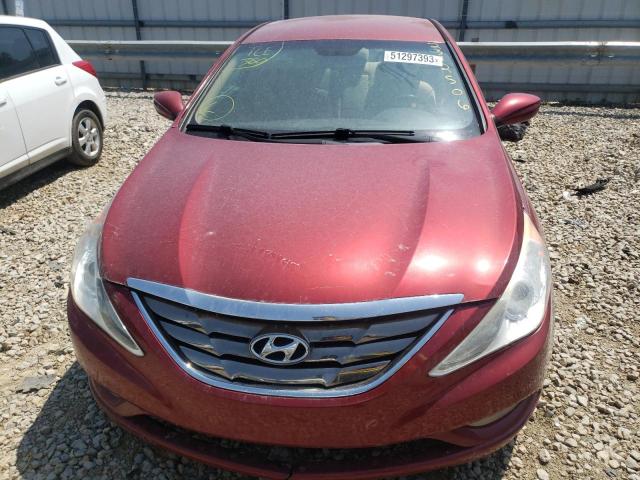 5NPEB4AC4DH678713 - 2013 HYUNDAI SONATA GLS BURGUNDY photo 5