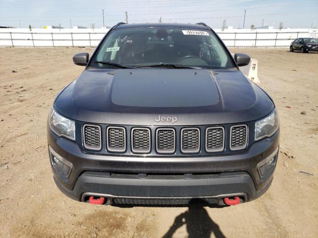 3C4NJDDB0KT733368 - 2019 JEEP COMPASS TRAILHAWK GRAY photo 5