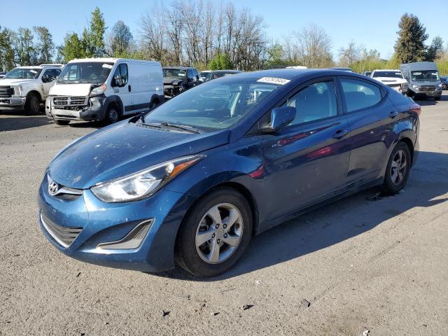 KMHDH4AE2FU257542 - 2015 HYUNDAI ELANTRA SE BLUE photo 1