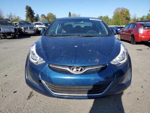 KMHDH4AE2FU257542 - 2015 HYUNDAI ELANTRA SE BLUE photo 5