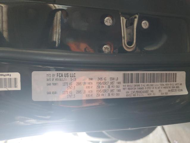 1C4PJMBX0KD464897 - 2019 JEEP CHEROKEE TRAILHAWK BLACK photo 12