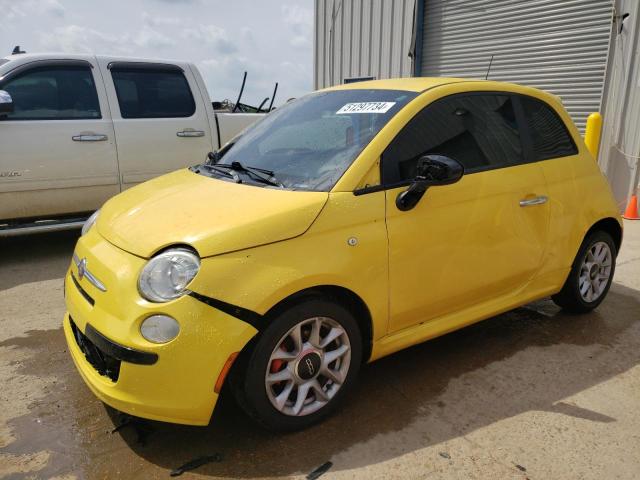 3C3CFFBR2CT113812 - 2012 FIAT 500 SPORT YELLOW photo 1