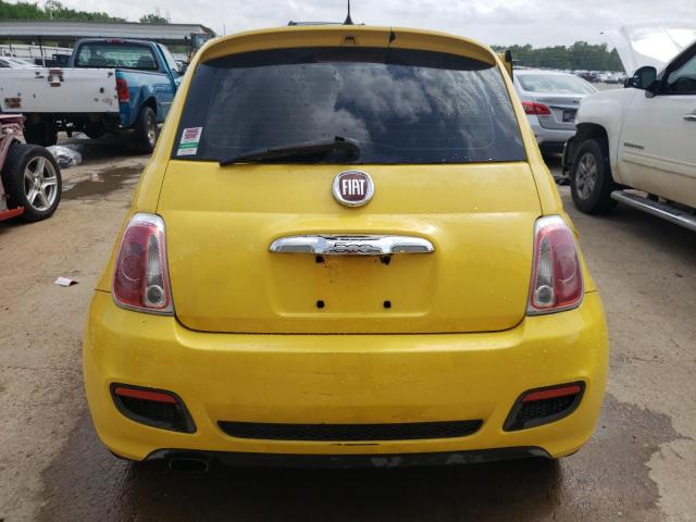 3C3CFFBR2CT113812 - 2012 FIAT 500 SPORT YELLOW photo 6