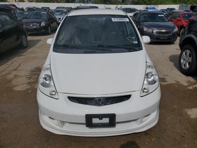 JHMGD386X7S034229 - 2007 HONDA FIT S 白色 照片 5