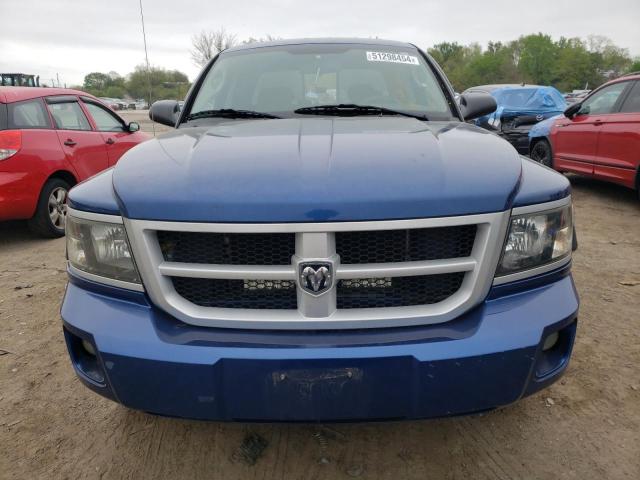 1D7HW38P49S785294 - 2009 DODGE DAKOTA SXT BLUE photo 5