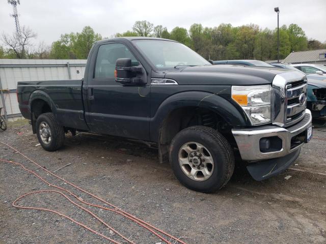 1FTBF2B64EEB73065 - 2014 FORD F250 SUPER DUTY GREEN photo 4