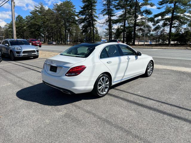 55SWF4JB3GU154986 - 2016 MERCEDES-BENZ C 300 WHITE photo 3