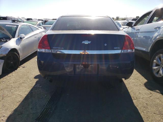 2G1WS553189207401 - 2008 CHEVROLET IMPALA POLICE BLUE photo 6