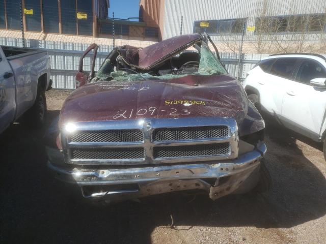 3B7KF23681G172650 - 2001 DODGE RAM 2500 MAROON photo 5