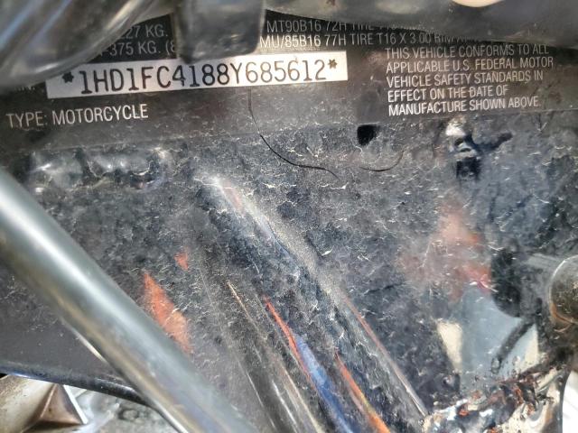 1HD1FC4188Y685612 - 2008 HARLEY-DAVIDSON FLHTCUI Көк фото 8