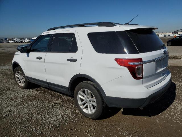 1FM5K8B84FGB52697 - 2015 FORD EXPLORER WHITE photo 2