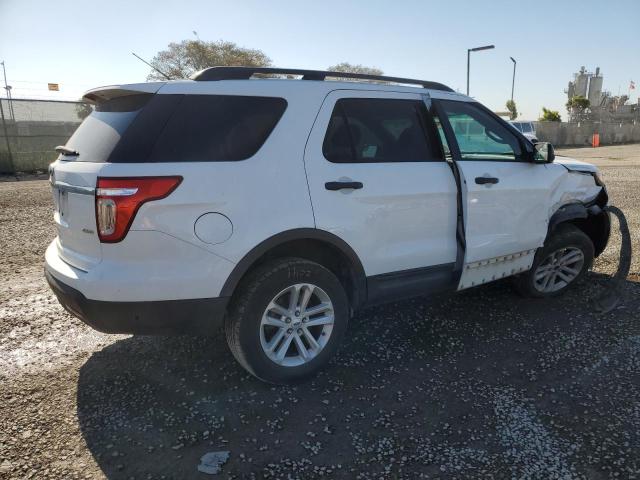 1FM5K8B84FGB52697 - 2015 FORD EXPLORER WHITE photo 3