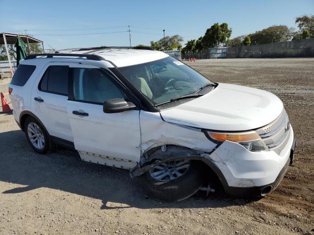 1FM5K8B84FGB52697 - 2015 FORD EXPLORER WHITE photo 4