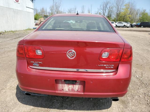 1G4HE57Y68U103498 - 2008 BUICK LUCERNE CXS RED photo 6