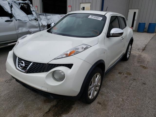 JN8AF5MR1DT209135 - 2013 NISSAN JUKE S WHITE photo 2