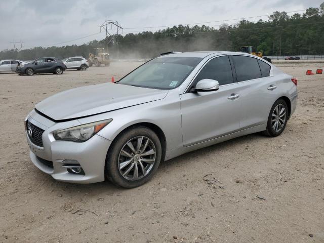 JN1BV7AR5EM681744 - 2014 INFINITI Q50 BASE SILVER photo 1