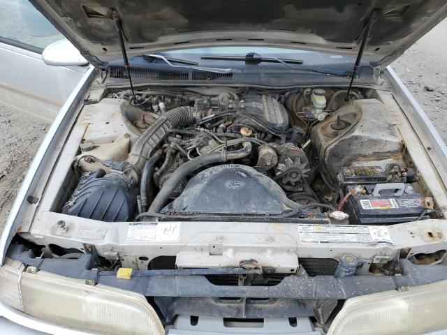 1FAPP6240PH166324 - 1993 FORD THUNDERBIR LX SILVER photo 11