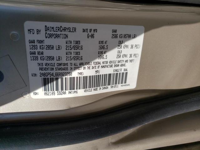 2A8GP54L66R923280 - 2006 CHRYSLER TOWN & COU TOURING 棕色 照片 14