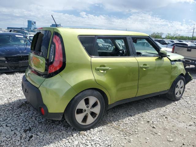 KNDJN2A21F7783962 - 2015 KIA SOUL GREEN photo 3