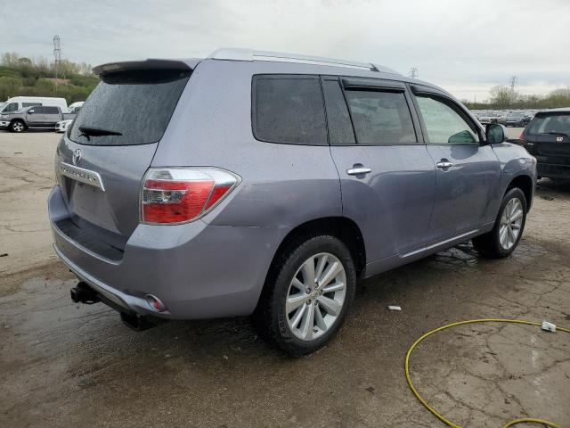 JTEEW44A082003913 - 2008 TOYOTA HIGHLANDER HYBRID LIMITED BLUE photo 3