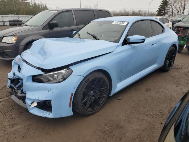3MF13DM02P8D45122 - 2023 BMW M2 BLUE photo 1