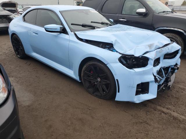 3MF13DM02P8D45122 - 2023 BMW M2 BLUE photo 4