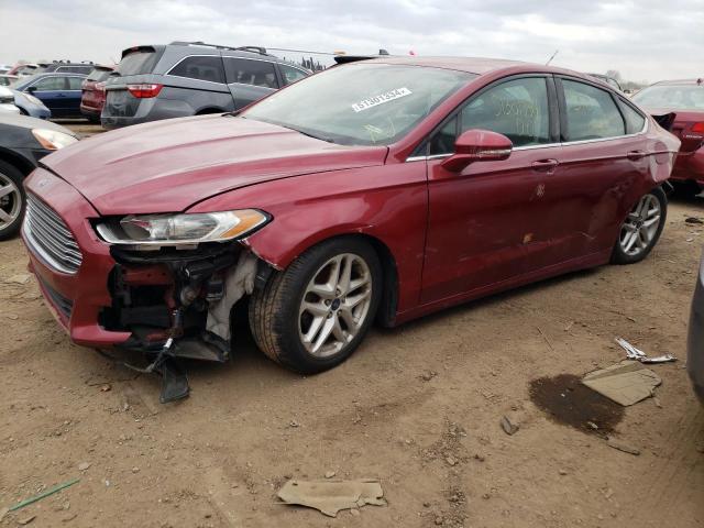 3FA6P0H76ER218271 - 2014 FORD FUSION SE RED photo 1