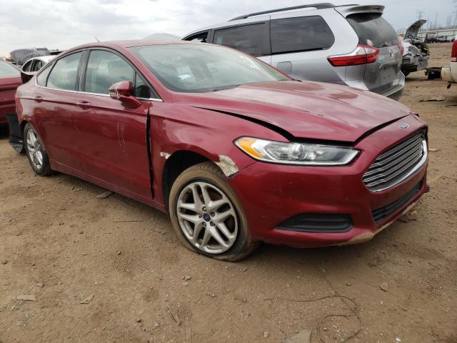 3FA6P0H76ER218271 - 2014 FORD FUSION SE RED photo 4