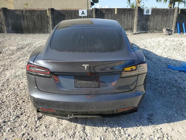 5YJSA1E5XNF487751 - 2022 TESLA MODEL S Արծաթագույն լուսանկար 6