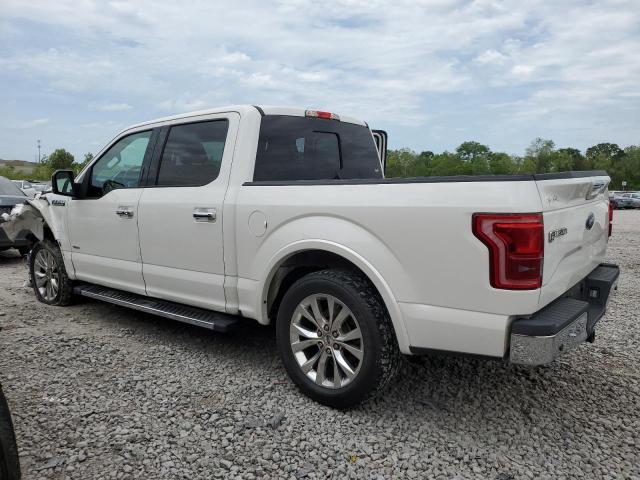 1FTEW1CG1FFC76437 - 2015 FORD F150 SUPERCREW WHITE photo 2