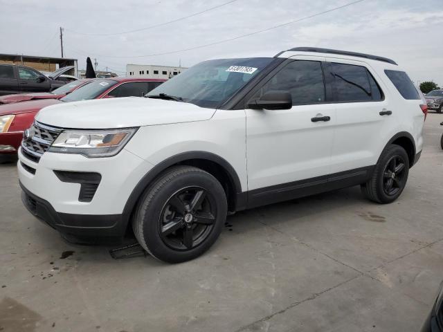 1FM5K7BH3JGC93134 - 2018 FORD EXPLORER WHITE photo 1