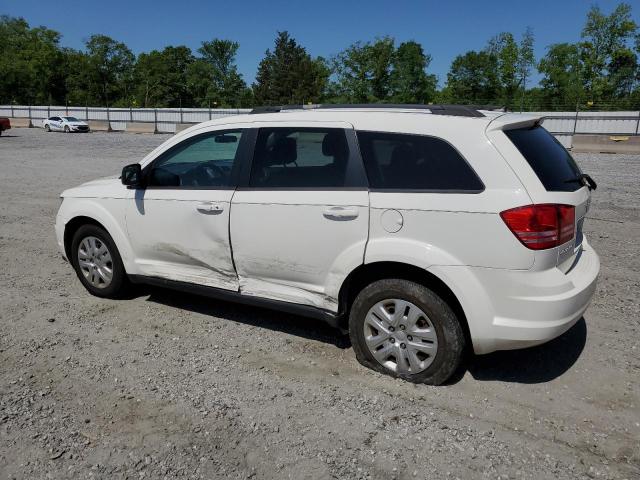 3C4PDCAB2JT319814 - 2018 DODGE JOURNEY SE WHITE photo 2