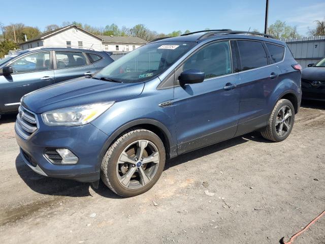 1FMCU9HD7JUA06607 - 2018 FORD ESCAPE SEL BLUE photo 1