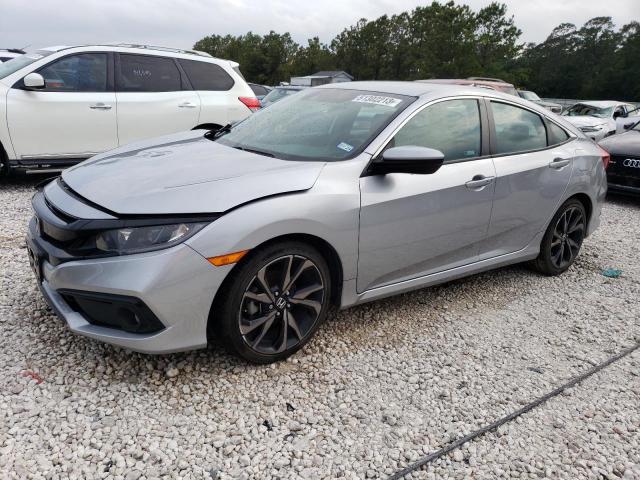 2HGFC2F81MH500102 - 2021 HONDA CIVIC SPORT 银色 照片 1