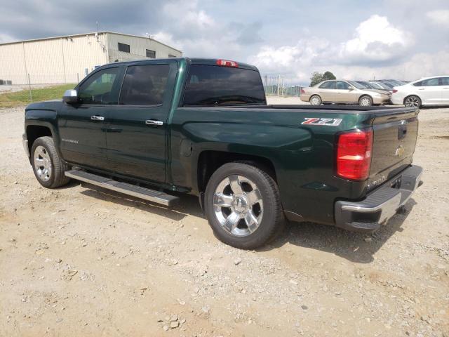 3GCUKREC8FG153572 - 2015 CHEVROLET SILVER1500 K1500 LT GREEN photo 2