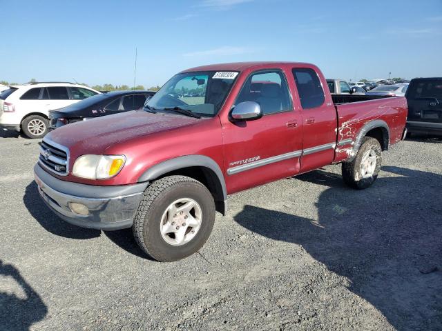 5TBBT4419YS032439 - 2000 TOYOTA TUNDRA ACCESS CAB BURGUNDY photo 1