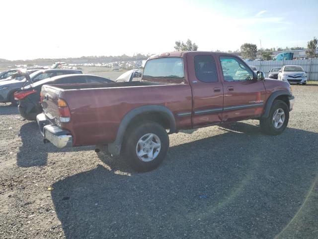 5TBBT4419YS032439 - 2000 TOYOTA TUNDRA ACCESS CAB BURGUNDY photo 3