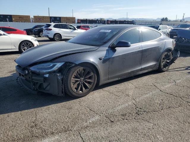 5YJSA1E23HF199497 - 2017 TESLA MODEL S GRAY photo 1