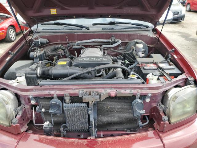 5TBRT34103S369048 - 2003 TOYOTA TUNDRA ACCESS CAB SR5 BURGUNDY photo 11