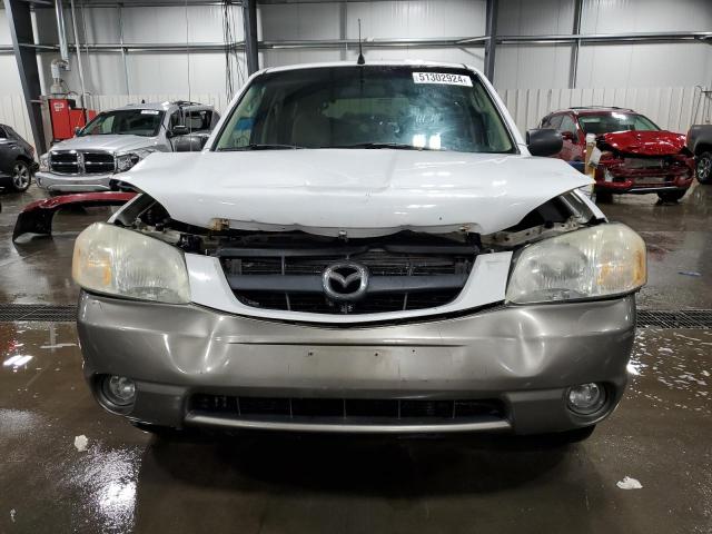 4F2YZ04124KM08425 - 2004 MAZDA TRIBUTE LX WHITE photo 5