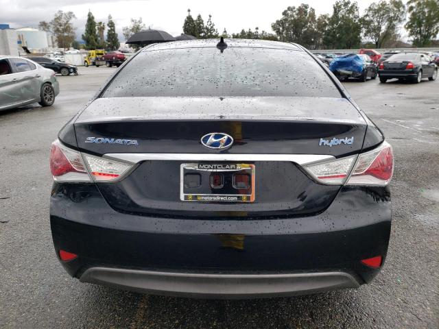 KMHEC4A46CA045721 - 2012 HYUNDAI SONATA HYBRID BLACK photo 6