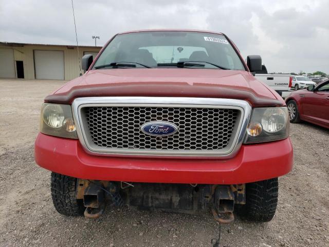 1FTRX14W54NB62920 - 2004 FORD F150 RED photo 5