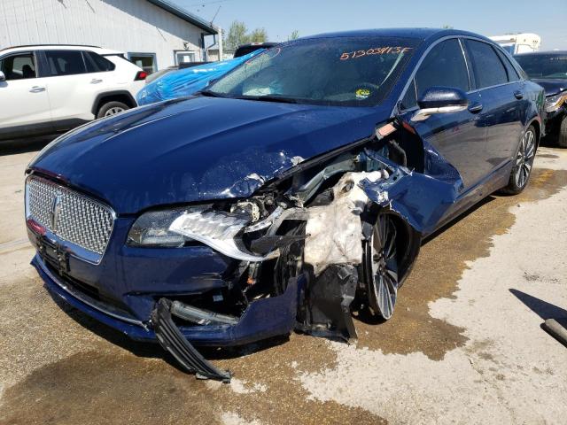 3LN6L5F93JR614719 - 2018 LINCOLN MKZ RESERVE ლურჯი ფოტო 1