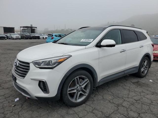 KM8SR4HF0HU202268 - 2017 HYUNDAI SANTA FE SE ULTIMATE WHITE photo 1